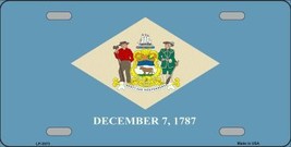 Delaware State Flag Metal Novelty License Plate LP-3573 - £15.14 GBP