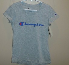 Champion Girls Size Small Grey Gray Short Sleeve Top Shirt T-Shirt New - £13.90 GBP