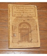 RARE! 1905 G. Schirmer NYC NO Advertise Booklet Pocket Manual Musical Terms - £22.69 GBP