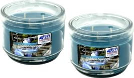 Mainstays 11.5oz Scented Candle 2-Pack (Hidden Springs) - £19.51 GBP