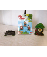 Miniature Fairy &amp; Garden Green House Figurines Bridge , 5 Piece Set NEW - $188.49 MXN