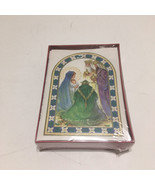 Vintage box of miraculous medal Christmas card assortments in original p... - $19.75