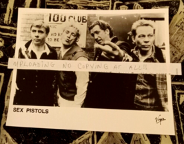 SEX PISTOLS PROMO HORIZONTAL BLACK&amp;WHITE 8X10 INCHES GLOSSY PHOTO EXTREM... - $8.07 CAD