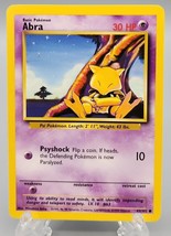 Pokémon TCG Abra Base Set 43/102 Regular Unlimited Common - £5.57 GBP