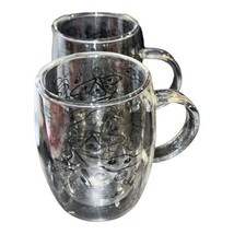 JoyJolt Star Wars Mandalorian Set 2 double wall glass mugs Grogu Nature - $328.99 MXN