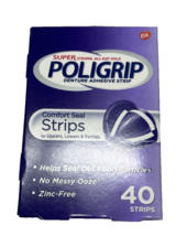 POLIGRIP Denture Adhesive Strip Comfort Seal Strips - 40 strips - $9.49