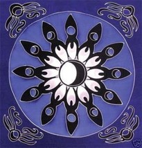 Phase of The Moon Goddess Wall Hanging - Altar Blue New - £14.82 GBP