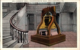 Vintage Postcard The Liberty Bell, Independence Hall, Philadelphia, Pa. (B8) - £3.83 GBP