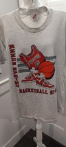Vintage Reeds Spring Basketball T-Shirt Double Sided 90&#39;s - £19.80 GBP