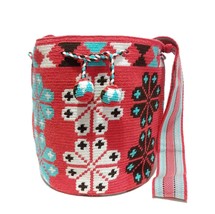Handmade Wayuu Crochet Tote Bag, Woven Mochila, Colombian Tribal Bag, Be... - $2,283.39 MXN