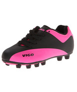 Vizari Vigo FG Soccer Shoe (Big Kid),Black/Pink, 5 M US Big - £15.76 GBP