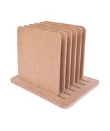 Little Birdie MDF Set Of 6 Coasters With Stand 4&quot;X - £19.17 GBP