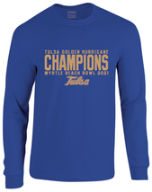 Tulsa Golden Hurricane 2021 Myrtle Beach Bowl Champions Long Sleeve T-Shirt - £19.65 GBP+