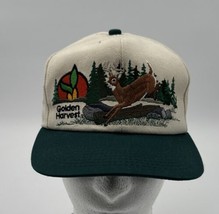 Vintage Golden Harvest Seed K-Products Embroidered Made In USA Snapback ... - £28.92 GBP