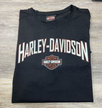 Harley Davidson Men&#39;s Classic Bar &amp; Shield Logo Size XL Wisconsin HD On Back - £12.33 GBP