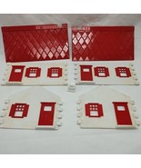 Plasticville Red And White Train House Building Accessory - $16.82