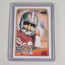 Jerry Rice HOF #43 WR San Francisco 49ers NFL Football Card 1988 Topps All-Pro - £7.96 GBP