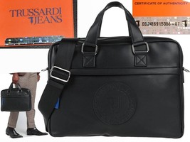 TRUSSARDI Men&#39;s Briefcase 100% Eco-Leather TR02 T3P - £100.26 GBP