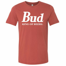 Budweiser King of Beers Classic Logo T-Shirt Red - £26.14 GBP+