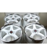New DDR 18x8 Fuzion 5x100/114.3 White Polished Lip 18" Wheels Rims (Set ... - $839.00