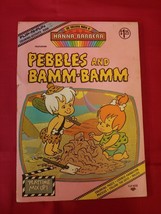 Flip-N-Fun Pebbles and Bamm-Bamm Cartoon Coloring book Hanna Barbera 1977 - £11.54 GBP