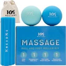 Silicone Foot Roller Massage Ball Kit Head to Toe Massage Roller Set Combines Fo - £26.47 GBP