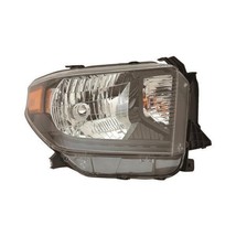 Headlight For 2015-2017 Toyota Tundra Passenger Side Black Housing Clear Lens - £151.15 GBP