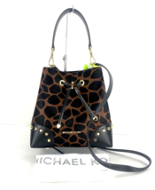 Mew Michael Kors Mercer  Gallery Animal Print Top Handle Crossbody Bag $... - $178.19