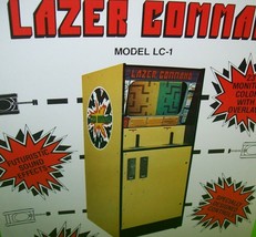 Lazer Command Arcade Flyer Original 1976 Video Game Artwork Promo Meadow... - £10.43 GBP