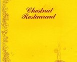 Chestnut Restaurant Breakfast &amp; Lunch Menu 1980&#39;s - $24.72