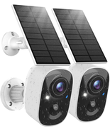 Solar Battery Powered Outdoor Cameras for Home Security with AI Motion D... - £35.34 GBP+