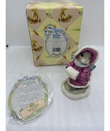 1996 My Blushing Bunnies “Love Will Never Let You Fall” Figurine Ice Ska... - £18.38 GBP