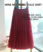 Black Tulle Skirt Outfit Pleated Tulle Skirt Tiered Tulle Skirt Wedding Skirt image 7