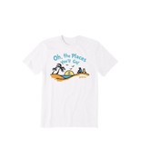 Life Is Good Mens Oh, The Places Dr. Seuss Beach Crusher T-Shirt, Size L... - £23.55 GBP