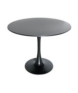 LeisureMod 35&quot; Modern Round Dining Table with Gloss MDF Top  Mid-Centur... - $4,591.97 MXN+