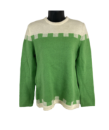 Vintage 70&#39;s Spinnerin by Gusti Womens Size L Green Sweater 100% Wool Ca... - $103.88 CAD