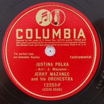 Jerry Mazanec - Juntina Polka/Friendship - 1942 78 rpm Shellac Record 12... - $24.97