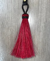 Kempton &amp; Co. horse hair tassel key ring in Red - size One Size - $31.68