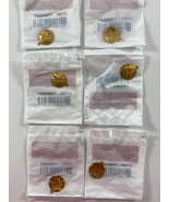 Creative Beginnings Lot of 6 Solid Brass Sand Dollar .75 inch Charms SEALED - $186.54 MXN