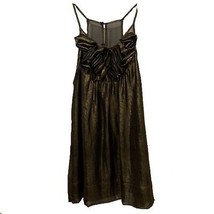 Rebecca Taylor Bronze Gold Sheer Sleeveless Dressy Top Blouse Women&#39;s Si... - $23.00