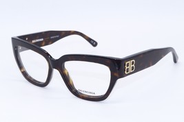 New Balenciaga Bb 0326O 002 HAVANA-GOLD Authentic Frames Eyeglasses 53-16 - £115.82 GBP