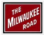 Milwaukee Road Railway Railroad Train Sign Sticker Decal R6978 - $1.95+