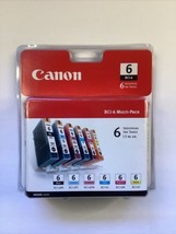 Genuine Canon BCI-6 Multi Pack Ink Black Cyan MagentaYellow 6BK 6PC 6PM ... - £10.10 GBP