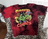 Marvel Comics Tee Shirt Mens Medium Graphic Tie Dye Avengers Cotton Shor... - $11.88