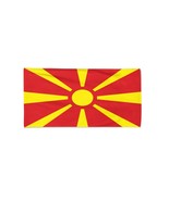 Macedonia Flag Beach Bath Towel Swimming Pool Summer Holiday Gift - $31.53 CAD+
