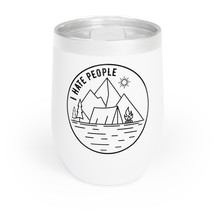 Personalized Wine Tumbler for Camping Enthusiasts | Engraved with &quot;I Hate People - £21.05 GBP
