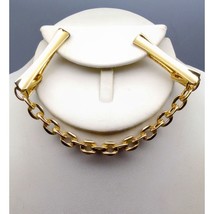 Unique Sweater Guard Collar Clip, Vintage Gold Tone Concave Clips, Chunk... - $31.93