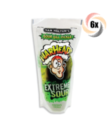 6x Pouches Van Holten&#39;s Warheads Extreme Sour Jumbo Dill Pickle In-A Pou... - $18.87