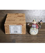 2009 Jim Shore Heartwood Creek Ornament-Cat Snowman w/ Birdhouse &amp; Bird - $18.72 CAD