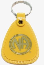 RecoveryChip NA Keychain Yellow 9 Month Sobriety Narcotics Anonymous Nin... - £3.94 GBP